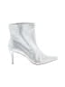 Torrid Silver Ankle Boots Size 10 (wide) - photo 1