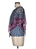 JM Collection 100% Polyester Blue Short Sleeve Blouse Size M (petite) - photo 5
