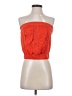 Tiny 100% Cotton Orange Sleeveless Top Size S - photo 1