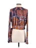 Free People 100% Rayon Blue Long Sleeve Blouse Size XS - photo 2