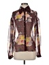 Joie Floral Brown Long Sleeve Blouse Size XS - photo 1