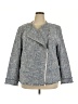 Lafayette 148 New York Tweed Blue Jacket Size 20 - photo 1