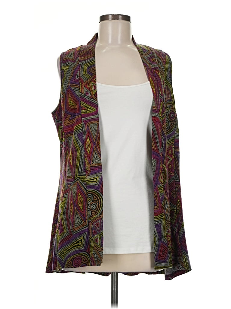 Pre-owned Parsley & Sage Vest In Purple