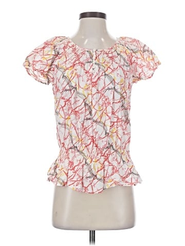 IZOD Short Sleeve Blouse (view 1)