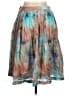 Peruvian Connection Tie-dye Blue Teal Casual Skirt Size 8 - photo 2