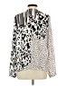 CAbi 100% Polyester Animal Print Ivory Long Sleeve Blouse Size S - photo 2