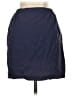 L.L.Bean 100% Nylon Solid Blue Casual Skirt Size S - photo 2