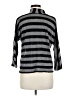 Patchington Stripes Gray 3/4 Sleeve Blouse Size M - photo 2