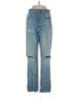 GRLFRND 100% Cotton Blue Jeans Size 25 waist - photo 1