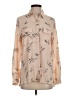Zara Basic Tan Long Sleeve Blouse Size XS - photo 1