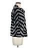 Patchington Stripes Gray 3/4 Sleeve Blouse Size M - photo 4