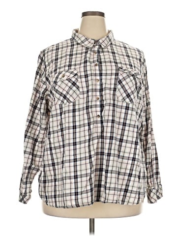 Cato Long Sleeve Button-Down Shirt (view 1)