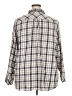 Cato 100% Cotton Plaid Ivory Long Sleeve Button-Down Shirt Size 26 - 28 - photo 2