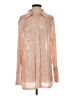 Assorted Brands Metallic Pink Long Sleeve Blouse Size 3 - photo 1
