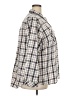 Cato 100% Cotton Plaid Ivory Long Sleeve Button-Down Shirt Size 26 - 28 - photo 4