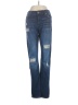 Juicy Couture 100% Cotton Hearts Blue Jeans Size 4 - photo 1