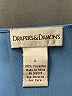 Draper's & Damon's 100% Polyester Blue Kimono Size L - photo 7