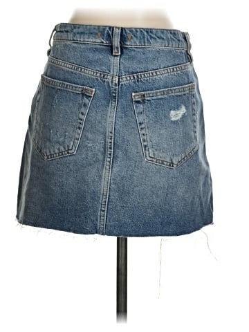 We the Free Denim Skirt (view 2)