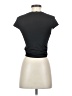 Shein Black Short Sleeve Top Size 4 - photo 2
