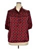 Bandolino Polka Dots Red 3/4 Sleeve Blouse Size 18 - photo 1