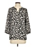 Kenar 100% Polyester Floral Ivory 3/4 Sleeve Blouse Size S - photo 1