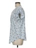 Ann Taylor Blue Short Sleeve Blouse Size M - photo 5