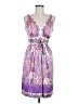 Assorted Brands Paisley Purple Cocktail Dress Size 8 - photo 1