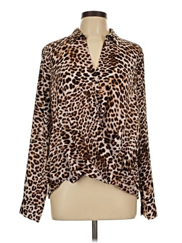 All in Favor Long Sleeve Blouse (view 1)