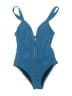 Kona Sol Solid Blue One Piece Swimsuit Size S - photo 1