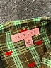 KATIE KIME Tweed Green Long Sleeve Blouse Size S - photo 7
