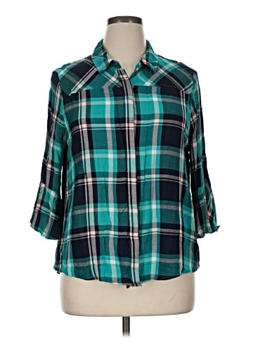C established 1946 3/4 Sleeve Button-Down Shirt (view 1)