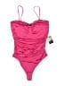 Express Solid Pink One Piece Swimsuit Size M - photo 1