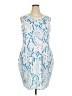 Unbranded Graphic Blue Cocktail Dress Size 3X - photo 1