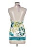 Roxy 100% Cotton Tropical Blue Tank Top Size M - photo 2