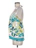 Roxy 100% Cotton Tropical Blue Tank Top Size M - photo 5