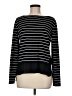 Nicole Miller Artelier Stripes Black Pullover Sweater Size M - photo 1