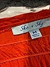 She + Sky Orange Short Sleeve Blouse Size M - photo 7
