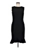 Kasper Solid Black Cocktail Dress Size 6 - photo 1