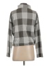 BB Dakota Checkered-gingham Gray Turtleneck Sweater Size S - photo 2