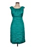 Coast 100% Polyester Teal Cocktail Dress Size 12 - photo 1
