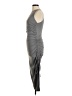 Shein Solid Gray Cocktail Dress Size 6 - photo 5