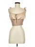 Motel 100% Polyester Gold Tan Sleeveless Blouse Size M - photo 1