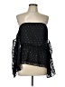 Express 100% Polyester Black Sleeveless Top Size Lg Petite - photo 1