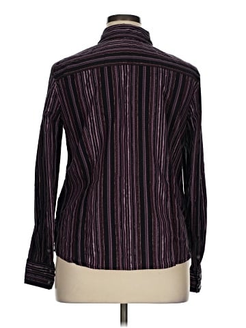 Attention Long Sleeve Button-Down Shirt (view 2)