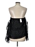 Express 100% Polyester Black Sleeveless Top Size Lg Petite - photo 2