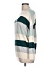 Ann Taylor LOFT Outlet Color Block Teal Pullover Sweater Size L - photo 5