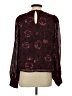 Evereve 100% Polyester Burgundy Long Sleeve Blouse Size S - photo 2
