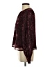 Evereve 100% Polyester Burgundy Long Sleeve Blouse Size S - photo 5