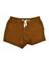 Universal Thread 100% Cotton Solid Brown Khaki Shorts Size L - photo 1