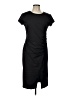Nine West Solid Black Casual Dress Size L - photo 1